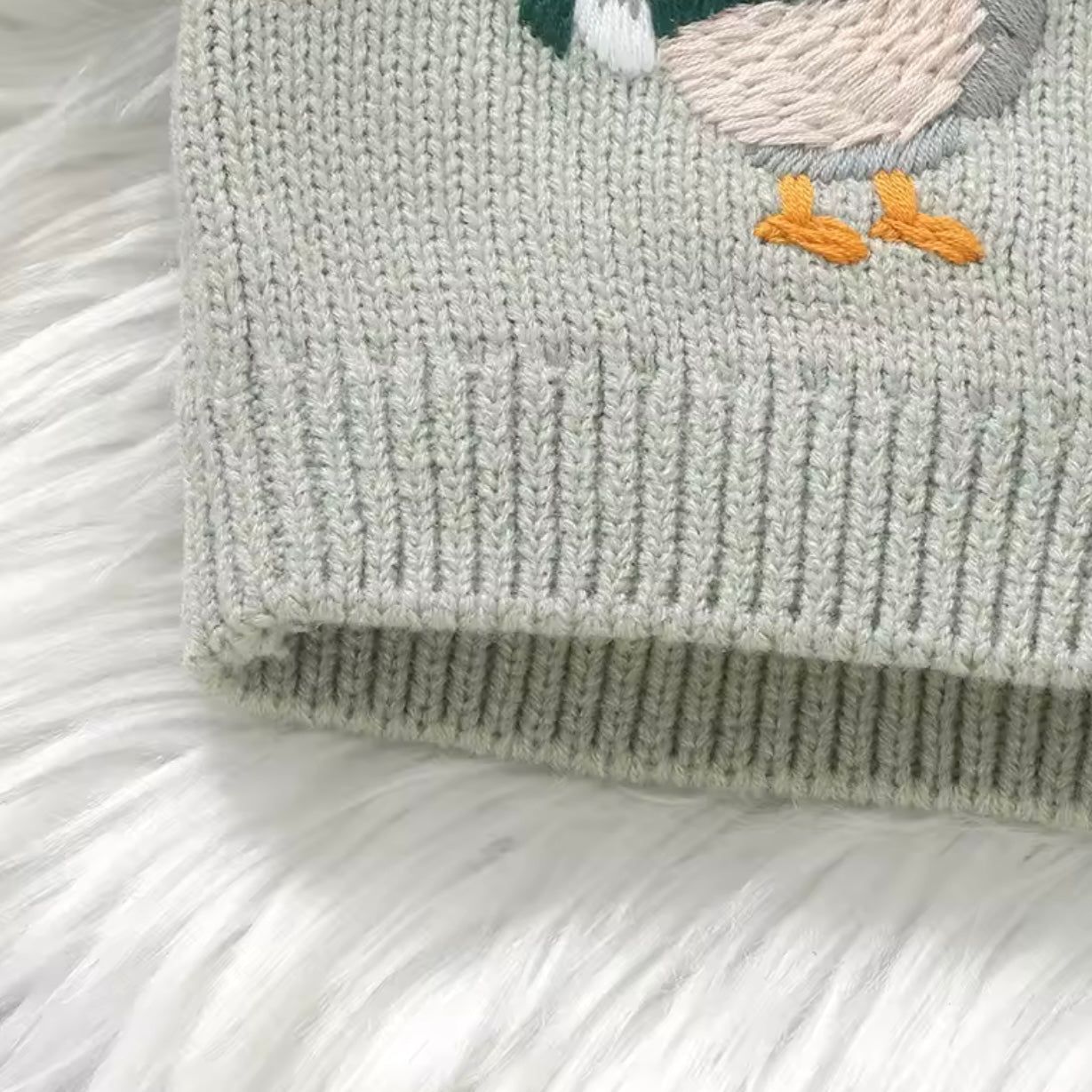 SAGE GREEN CHICKEN CARDIGAN JUMPER