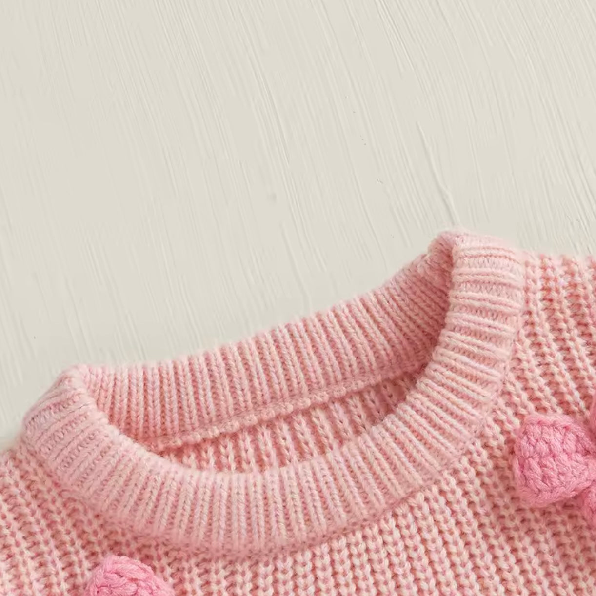 KNITTED 3D BOW JUMPER