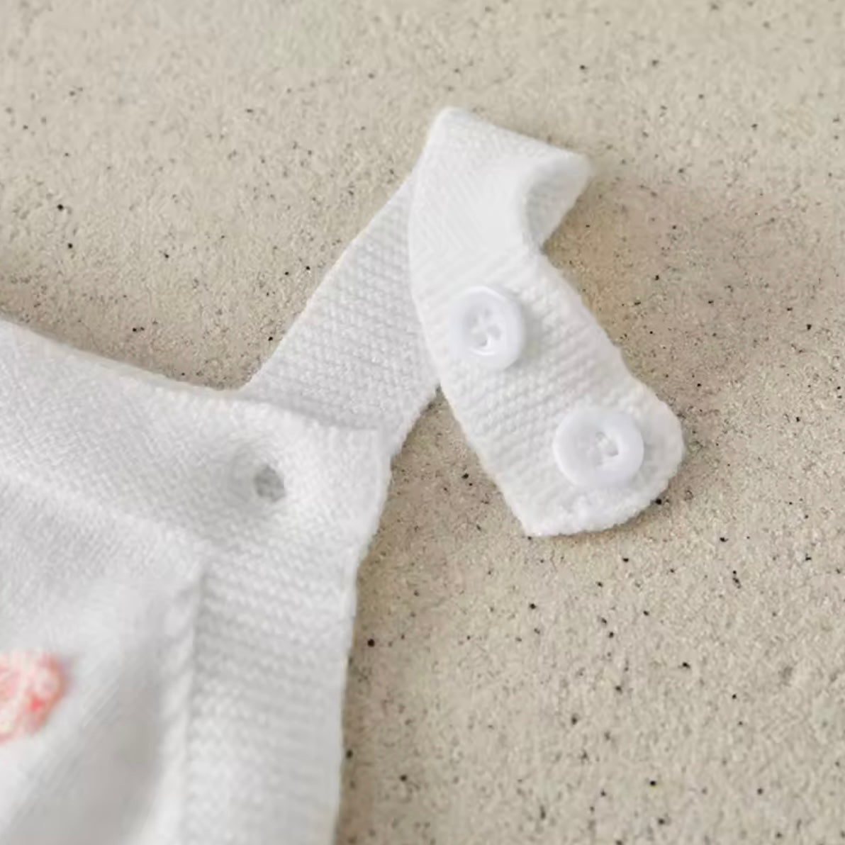 ALTERNATE COLOUR BOW ROMPER BABY GROW