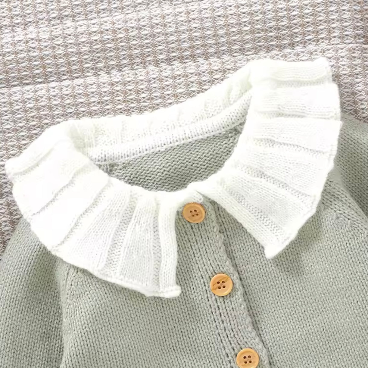 SAGE GREEN CHICKEN CARDIGAN JUMPER