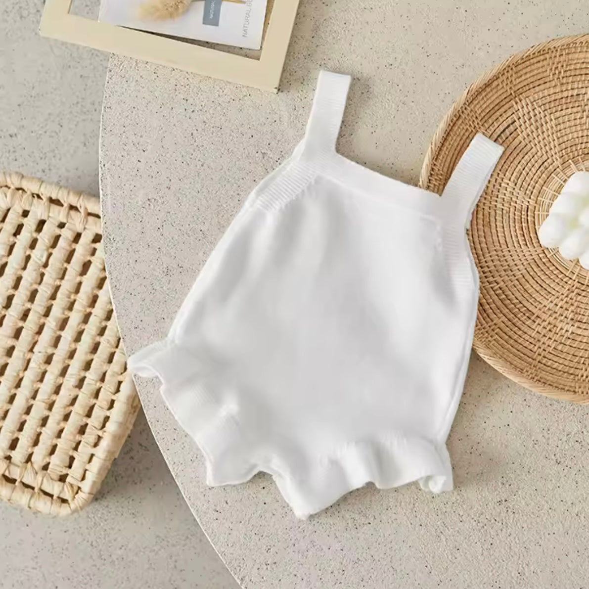 ALTERNATE COLOUR BOW ROMPER BABY GROW