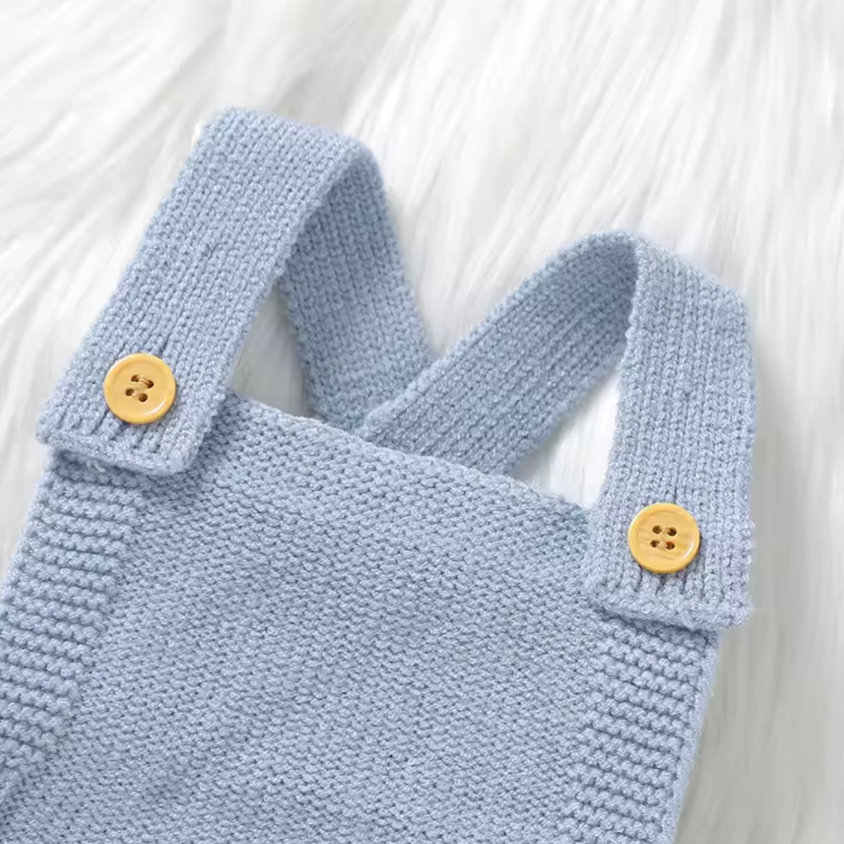 LIGHT BLUE ROMPER SET
