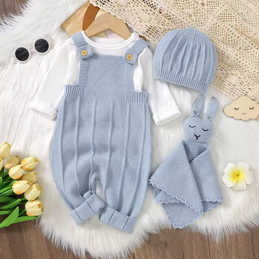 LIGHT BLUE ROMPER SET